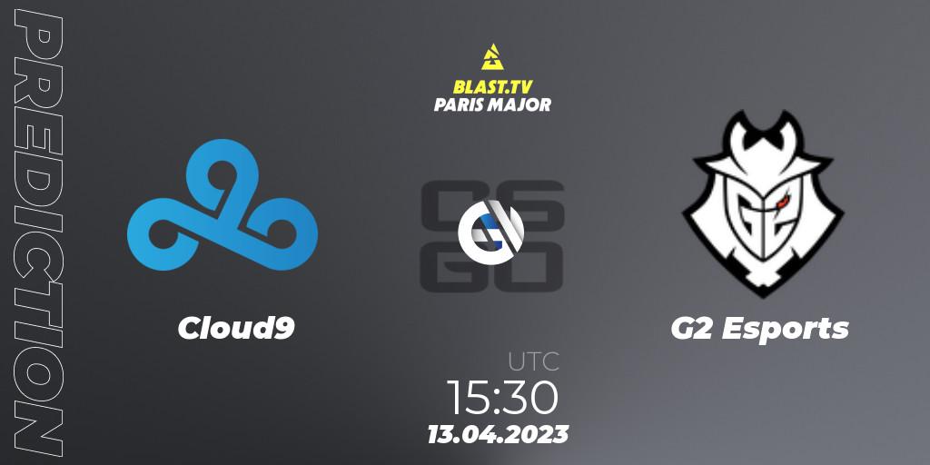 Cloud9 vs G2 Esports: Match Prediction. 13.04.2023 at 15:15, Counter-Strike (CS2), BLAST.tv Paris Major 2023 Europe RMR B