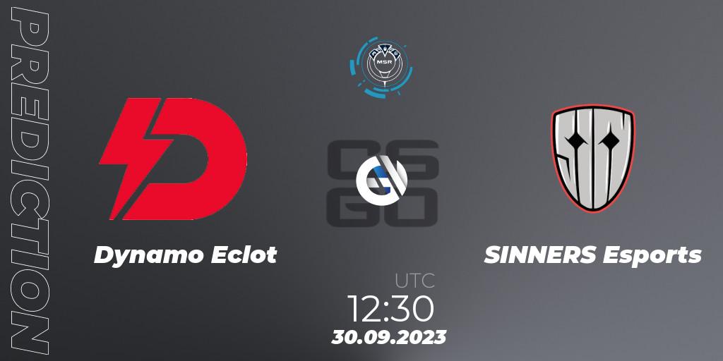 Dynamo Eclot vs SINNERS Esports: Match Prediction. 30.09.2023 at 14:35, Counter-Strike (CS2), Slovak National Championship 2023