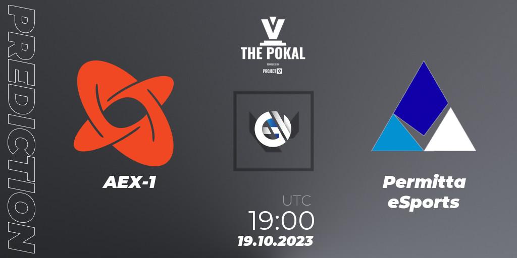 AEX-1 vs Permitta eSports: Match Prediction. 19.10.23, VALORANT, PROJECT V 2023: THE POKAL
