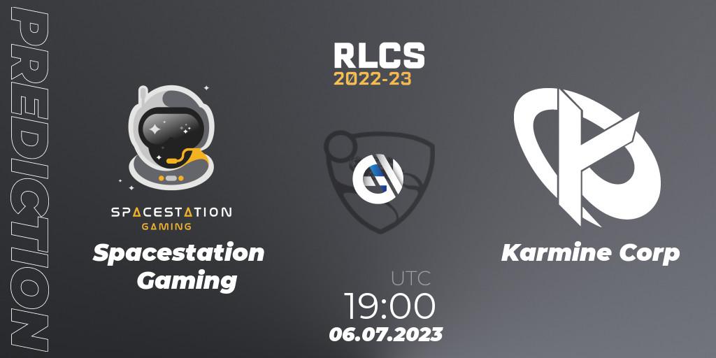 Spacestation Gaming vs Karmine Corp: Match Prediction. 06.07.23, Rocket League, RLCS 2022-23 Spring Major