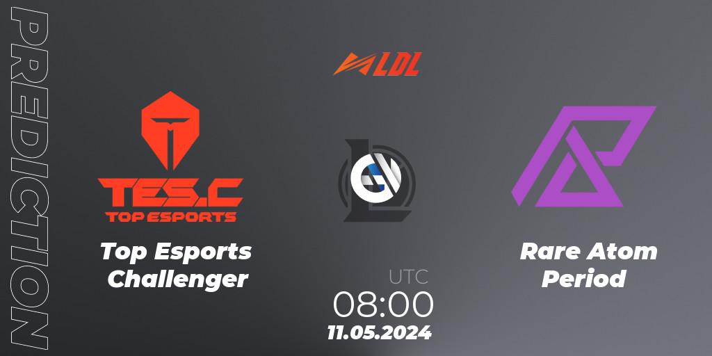 Top Esports Challenger vs Rare Atom Period: Match Prediction. 11.05.2024 at 08:00, LoL, LDL 2024 - Stage 2