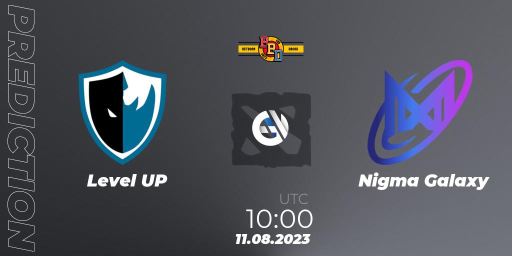 Level UP vs Nigma Galaxy: Match Prediction. 11.08.2023 at 09:58, Dota 2, BetBoom Dacha - Online Stage