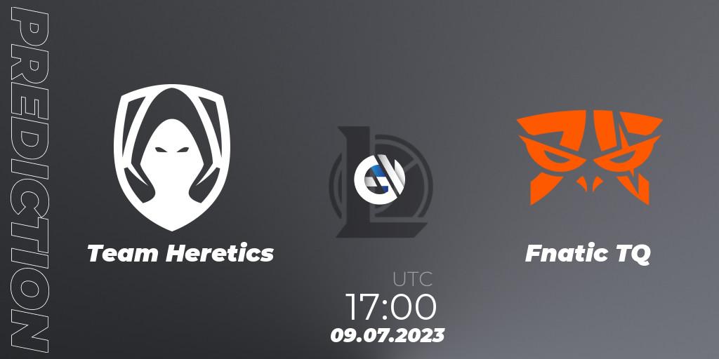 Los Heretics vs Fnatic TQ: Match Prediction. 09.07.2023 at 19:00, LoL, Superliga Summer 2023 - Group Stage