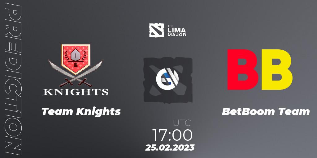 Team Knights vs BetBoom Team: Match Prediction. 25.02.2023 at 17:41, Dota 2, The Lima Major 2023