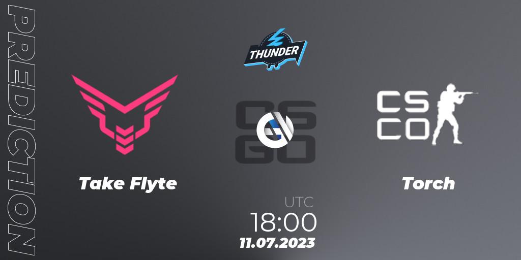 Take Flyte vs Torch: Match Prediction. 11.07.2023 at 18:00, Counter-Strike (CS2), Thunderpick World Championship 2023: North American Qualifier #1