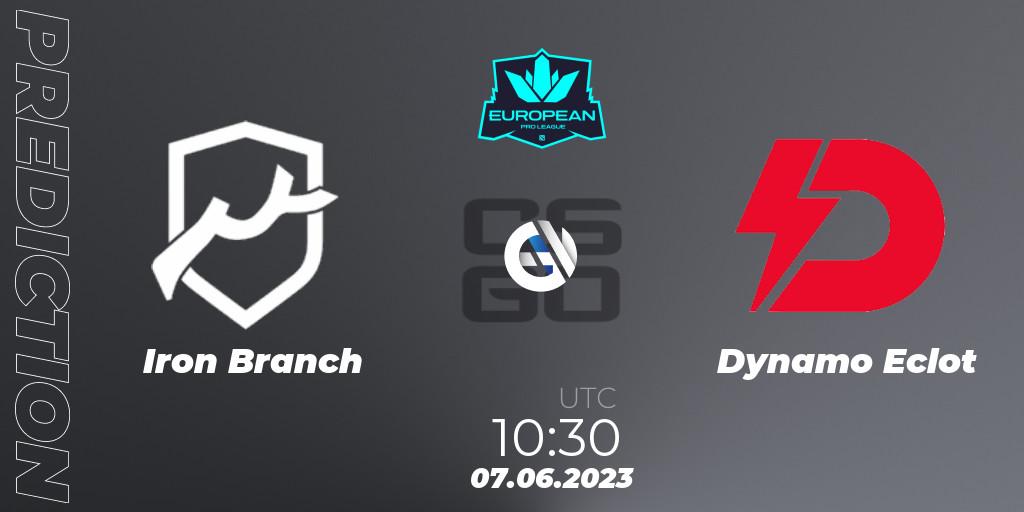 Iron Branch vs Dynamo Eclot: Match Prediction. 07.06.2023 at 12:30, Counter-Strike (CS2), European Pro League Season 8