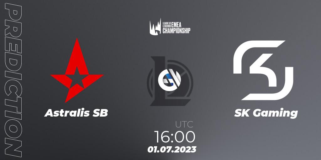 Astralis SB vs SK Gaming: Match Prediction. 01.07.2023 at 16:00, LoL, LEC Summer 2023 - Regular Season