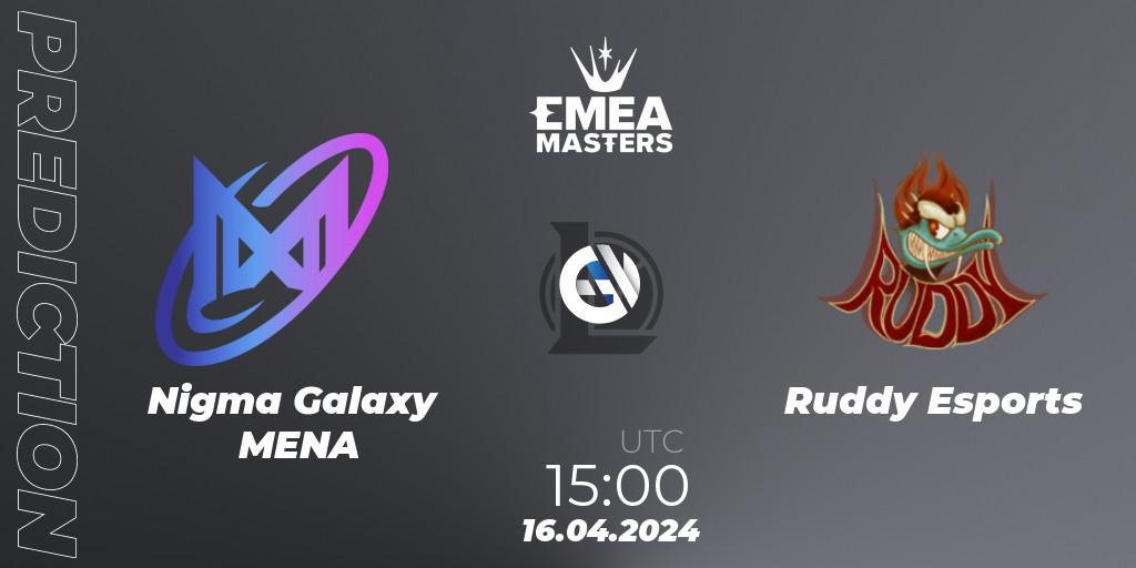 Nigma Galaxy MENA vs Ruddy Esports: Match Prediction. 16.04.2024 at 15:00, LoL, EMEA Masters Spring 2024 - Play-In