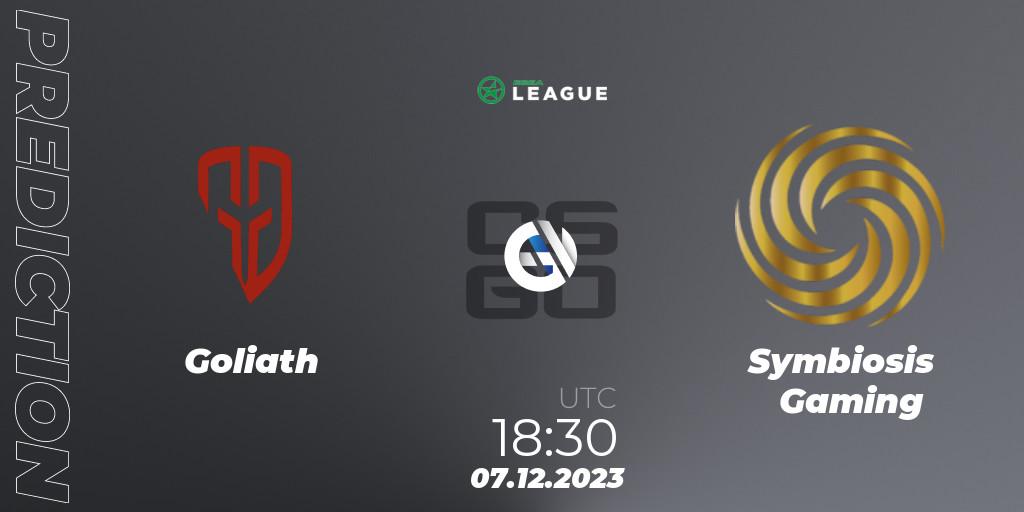 Goliath vs Symbiosis Gaming: Match Prediction. 07.12.23, CS2 (CS:GO), ESEA Season 47: Open Division - South Africa