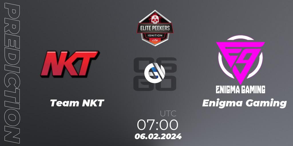 Team NKT vs Enigma Gaming: Match Prediction. 06.02.2024 at 07:00, Counter-Strike (CS2), Elite Peekers Ignition