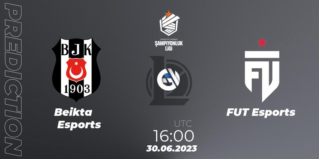 Beşiktaş Esports vs FUT Esports: Match Prediction. 30.06.2023 at 16:00, LoL, TCL Summer 2023 - Group Stage