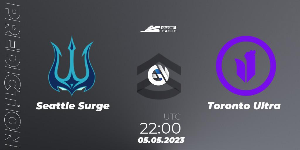 Seattle Surge vs Toronto Ultra: Match Prediction. 05.05.2023 at 22:00, Call of Duty, Call of Duty League 2023: Stage 5 Major Qualifiers