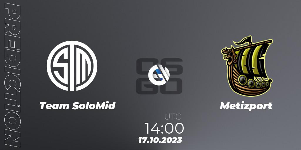 Team SoloMid vs Metizport: Match Prediction. 17.10.2023 at 14:40, Counter-Strike (CS2), YaLLa Compass 2024