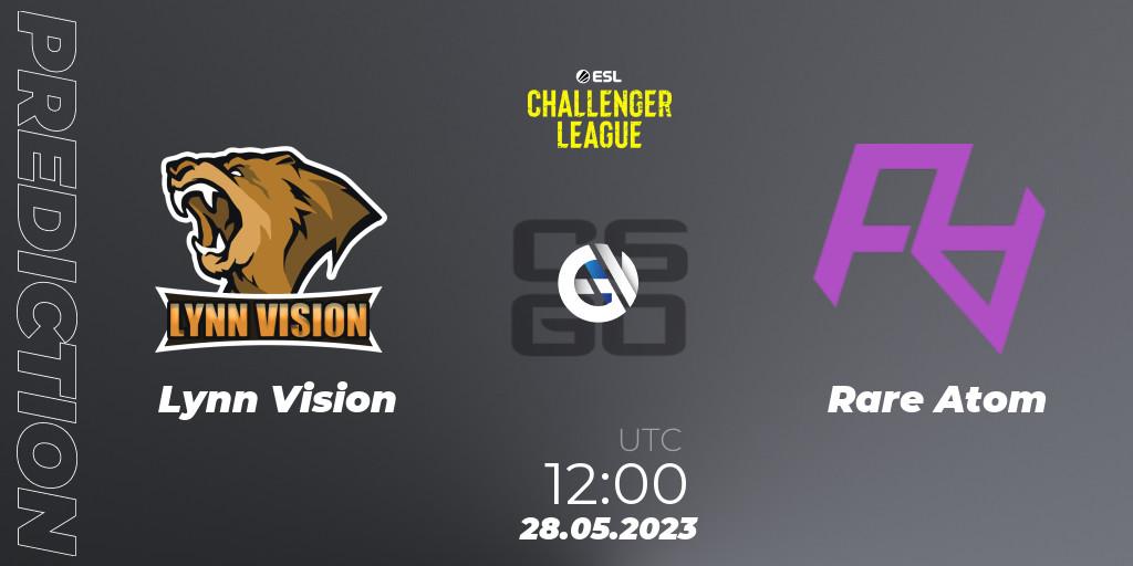 Lynn Vision vs Rare Atom: Match Prediction. 28.05.2023 at 12:00, Counter-Strike (CS2), ESL Challenger League Season 45: Asia-Pacific