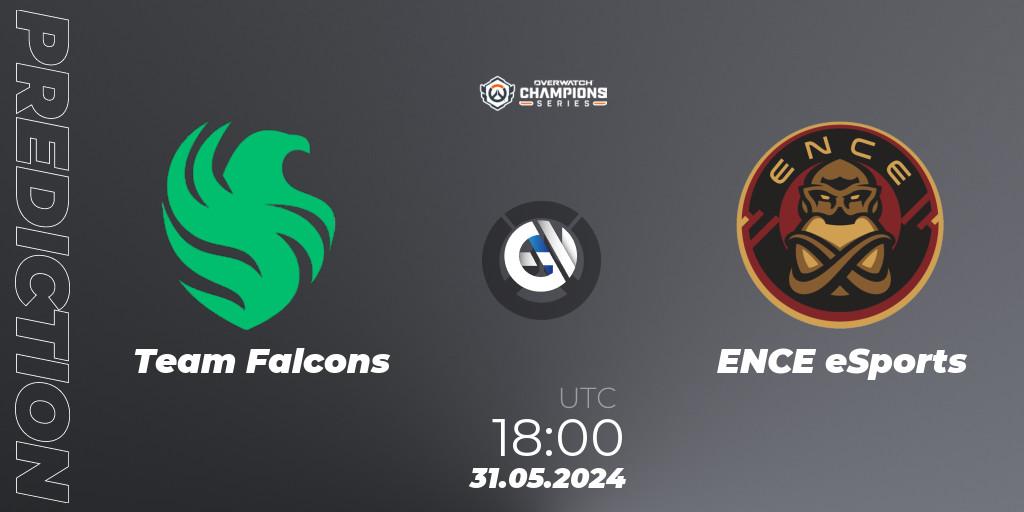 Team Falcons vs ENCE eSports: Match Prediction. 31.05.2024 at 18:00, Overwatch, Overwatch Champions Series 2024 Major