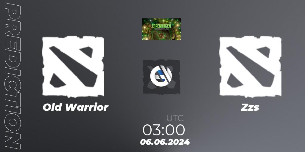 Old Warrior vs Zzs: Match Prediction. 06.06.2024 at 03:00, Dota 2, The International 2024: China Open Qualifier #1