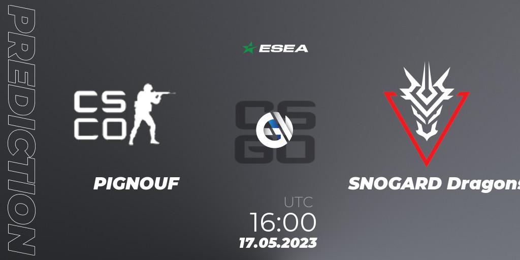 Nakama Esports vs SNOGARD Dragons: Match Prediction. 17.05.2023 at 16:00, Counter-Strike (CS2), ESEA Season 45: Advanced Division - Europe