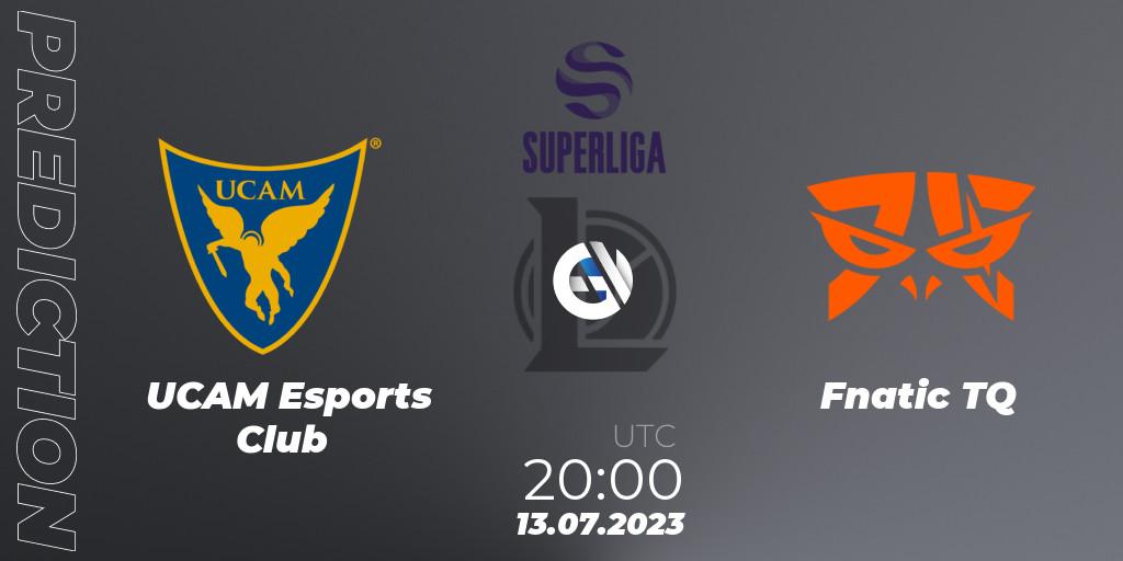 UCAM Esports Club vs Fnatic TQ: Match Prediction. 13.07.2023 at 20:00, LoL, Superliga Summer 2023 - Group Stage