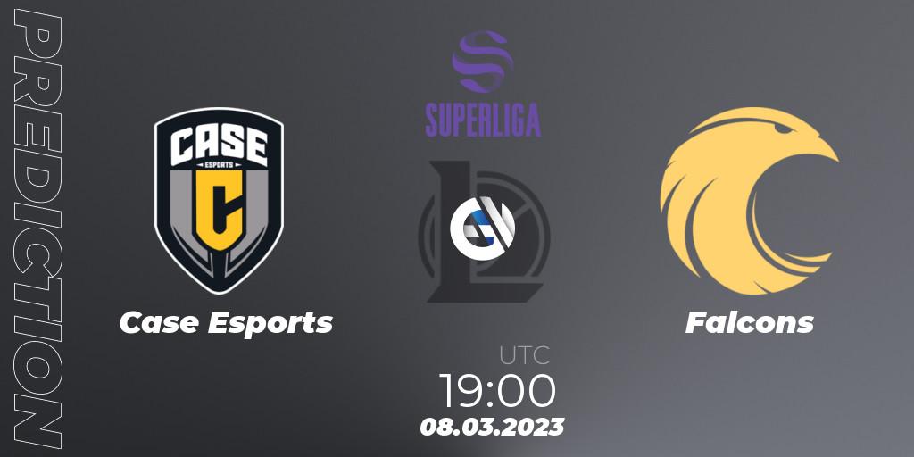 Case Esports vs Falcons: Match Prediction. 08.03.2023 at 19:00, LoL, LVP Superliga 2nd Division Spring 2023 - Group Stage