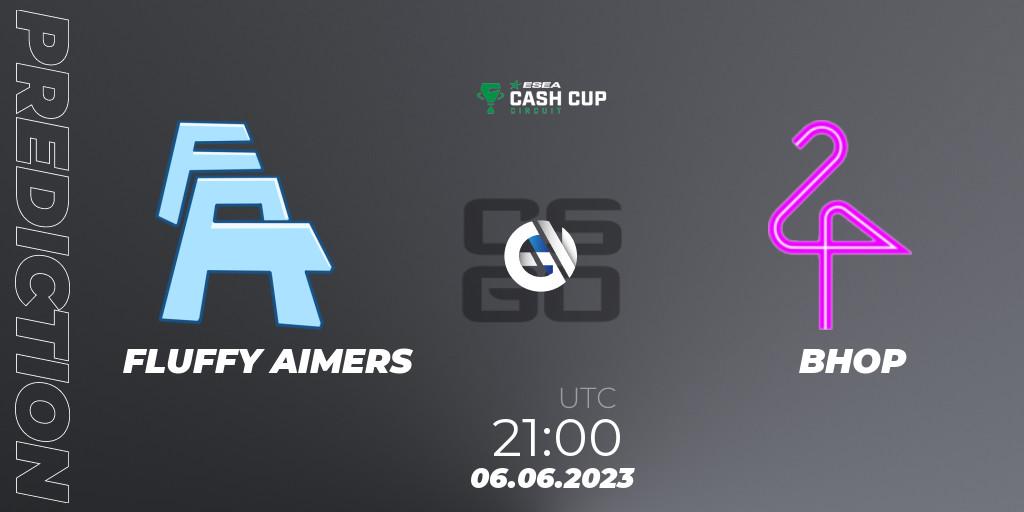 FLUFFY AIMERS vs BHOP: Match Prediction. 06.06.2023 at 21:00, Counter-Strike (CS2), ESEA Cash Cup Circuit Season 1 Finals