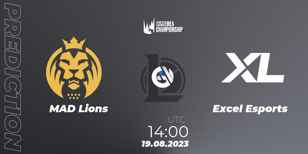 MAD Lions vs Excel Esports: Match Prediction. 19.08.2023 at 14:00, LoL, LEC Finals 2023