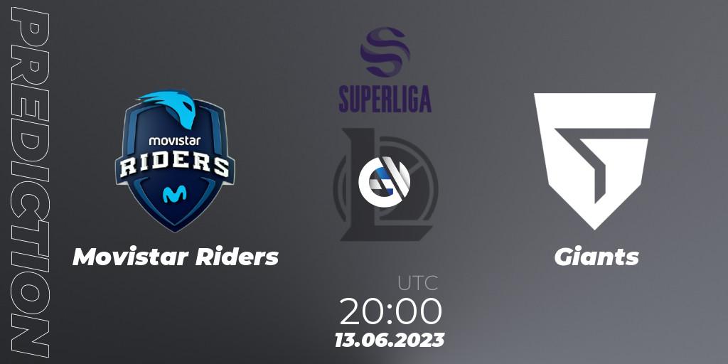Movistar Riders vs Giants: Match Prediction. 13.06.23, LoL, Superliga Summer 2023 - Group Stage