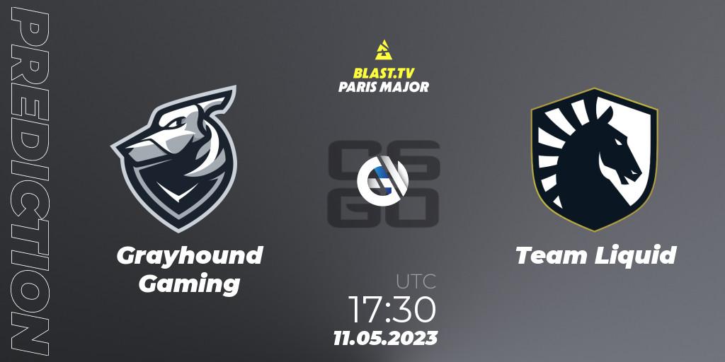 Grayhound Gaming vs Team Liquid: Match Prediction. 11.05.2023 at 15:50, Counter-Strike (CS2), BLAST Paris Major 2023 Challengers Stage