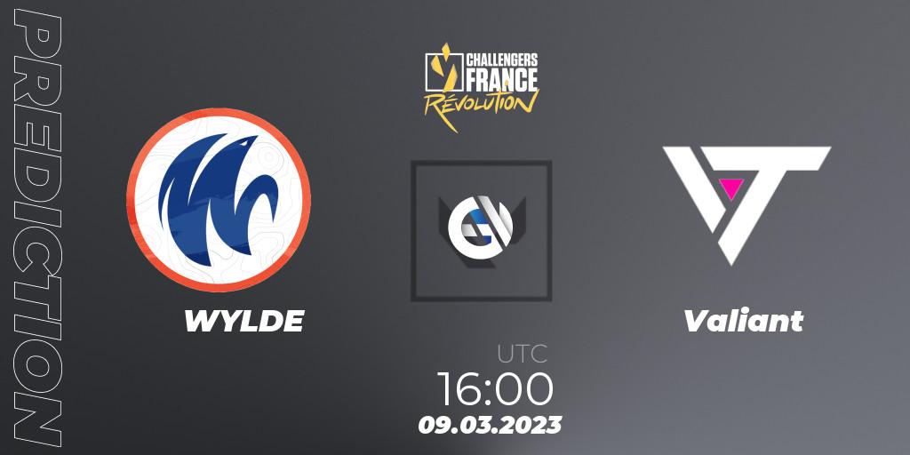 WYLDE vs Valiant: Match Prediction. 09.03.2023 at 16:00, VALORANT, VALORANT Challengers 2023 France: Revolution Split 1