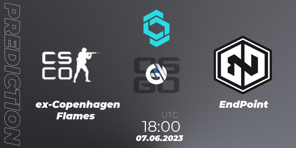 ex-Copenhagen Flames vs EndPoint: Match Prediction. 07.06.2023 at 18:35, Counter-Strike (CS2), CCT North Europe Series 5