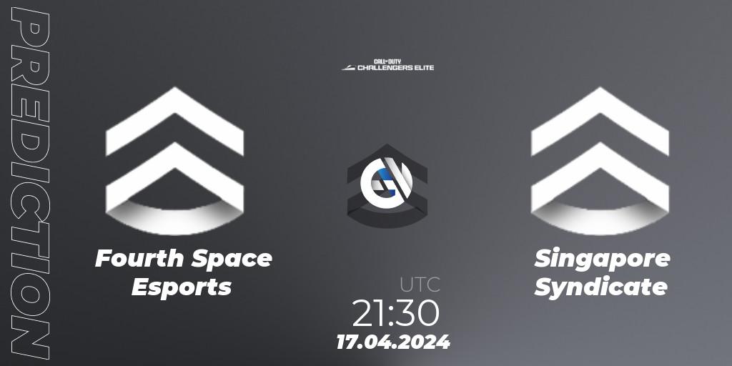 Fourth Space Esports vs Singapore Syndicate: Match Prediction. 17.04.2024 at 21:30, Call of Duty, Call of Duty Challengers 2024 - Elite 2: NA