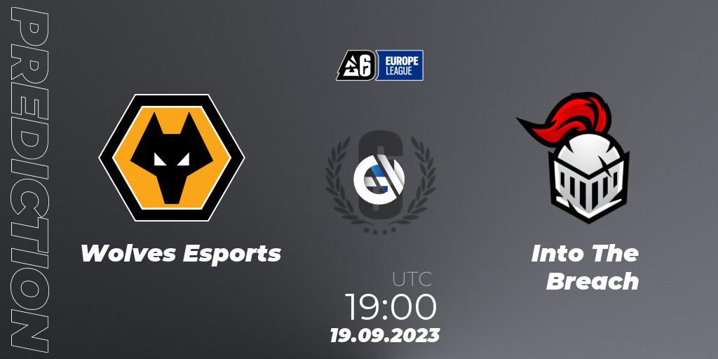 Wolves Esports vs Into The Breach: Match Prediction. 19.09.2023 at 19:00, Rainbow Six, Europe League 2023 - Stage 2