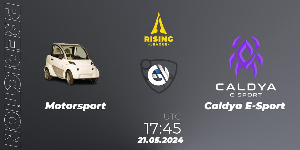 Motorsport vs Caldya E-Sport: Match Prediction. 21.05.2024 at 17:45, Rocket League, Rising League 2024 — Split 1 — Main Event