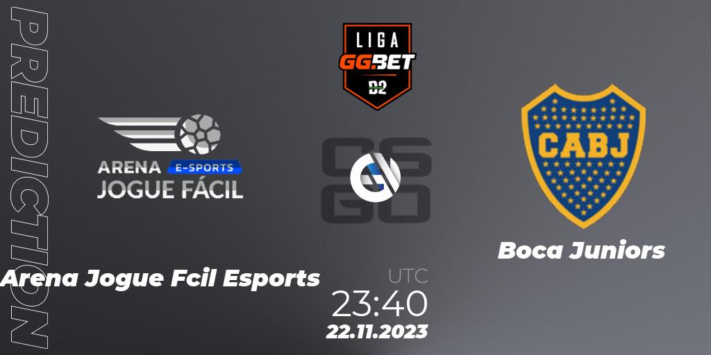  Arena Jogue Fácil Esports vs Boca Juniors: Match Prediction. 22.11.2023 at 23:40, Counter-Strike (CS2), Dust2 Brasil Liga Season 2