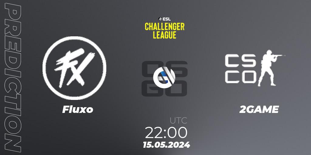 Fluxo vs 2GAME: Match Prediction. 15.05.2024 at 22:00, Counter-Strike (CS2), ESL Challenger League Season 47: South America