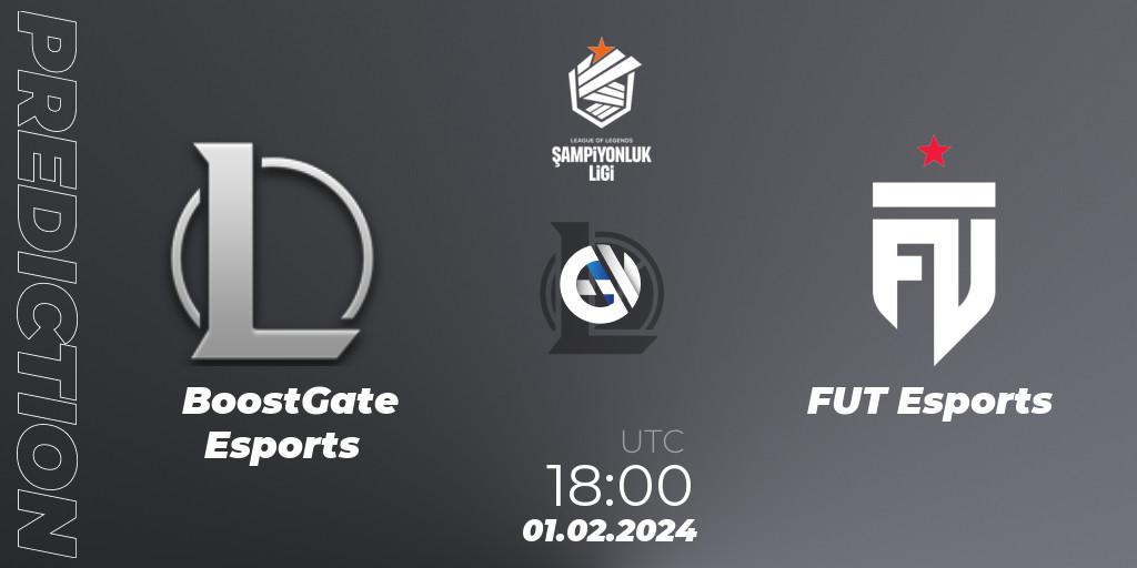 BoostGate Esports vs FUT Esports: Match Prediction. 01.02.2024 at 18:00, LoL, TCL Winter 2024