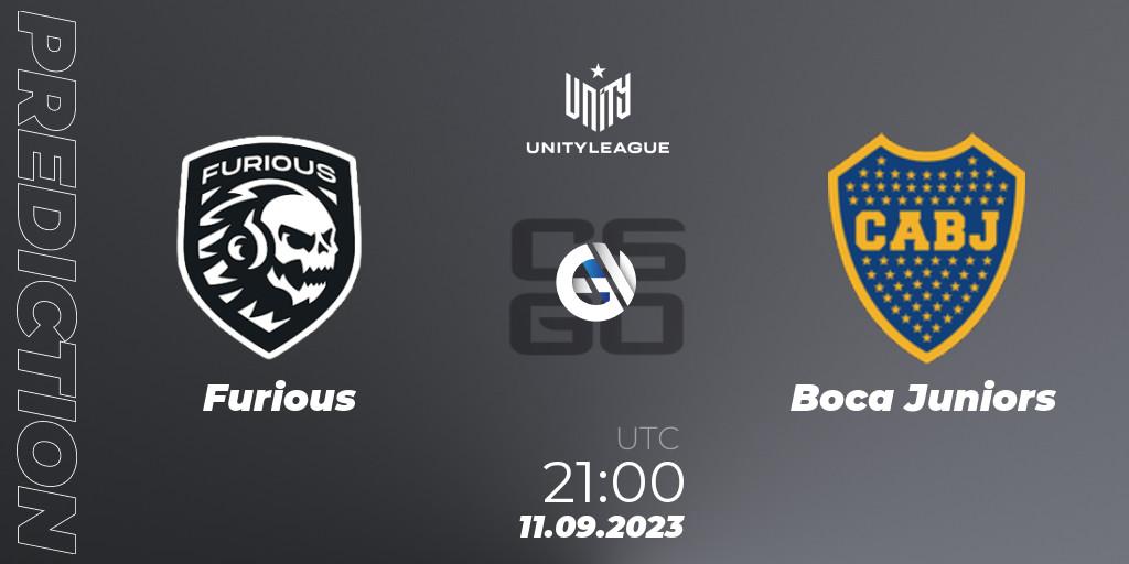 Furious vs Boca Juniors: Match Prediction. 11.09.2023 at 21:00, Counter-Strike (CS2), LVP Unity League Argentina 2023