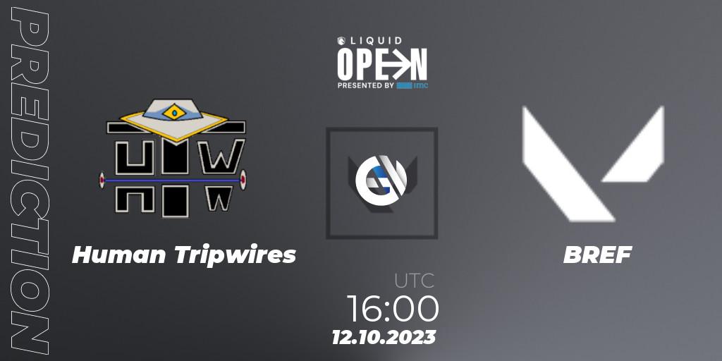 Human Tripwires vs BREF: Match Prediction. 12.10.23, VALORANT, Liquid Open 2023 - Europe