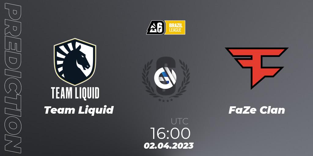 Team Liquid vs FaZe Clan: Match Prediction. 02.04.23, Rainbow Six, Brazil League 2023 - Stage 1