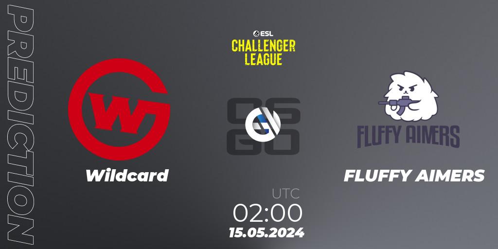 Wildcard vs FLUFFY AIMERS: Match Prediction. 15.05.2024 at 02:15, Counter-Strike (CS2), ESL Challenger League Season 47: North America