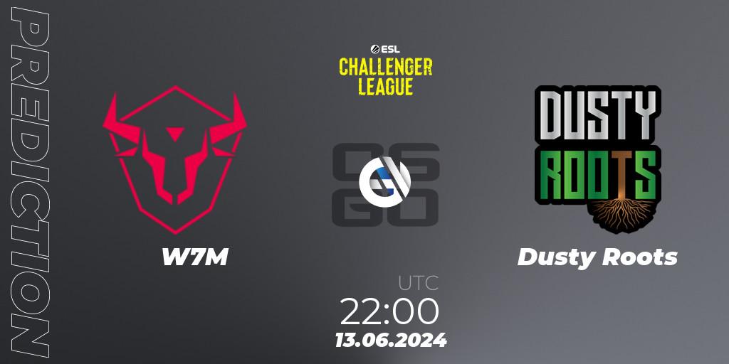 W7M vs Dusty Roots: Match Prediction. 13.06.2024 at 22:00, Counter-Strike (CS2), ESL Challenger League Season 47 Relegation: South America