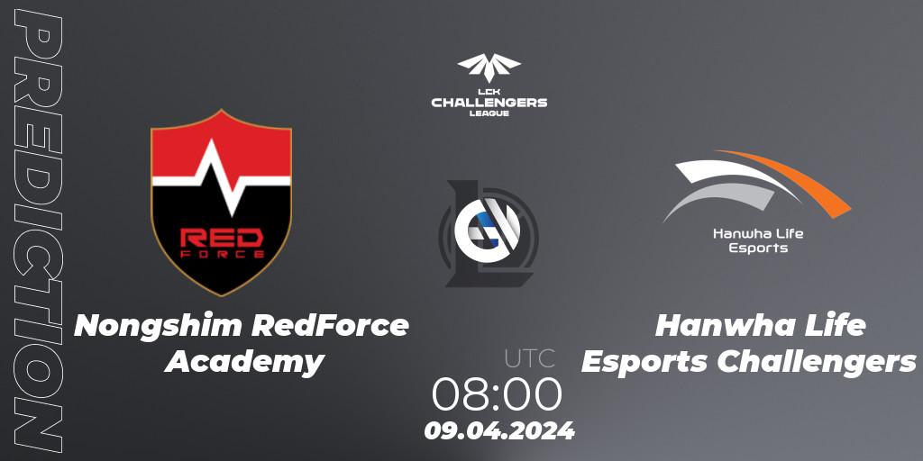Nongshim RedForce Academy vs Hanwha Life Esports Challengers: Match Prediction. 09.04.24, LoL, LCK Challengers League 2024 Spring - Playoffs