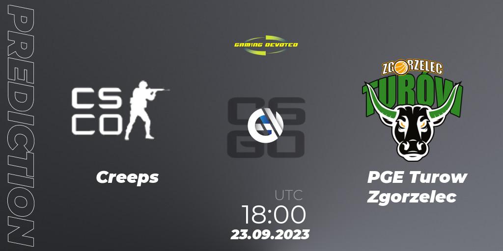 Creeps vs PGE Turow Zgorzelec: Match Prediction. 23.09.2023 at 18:00, Counter-Strike (CS2), Gaming Devoted Become The Best