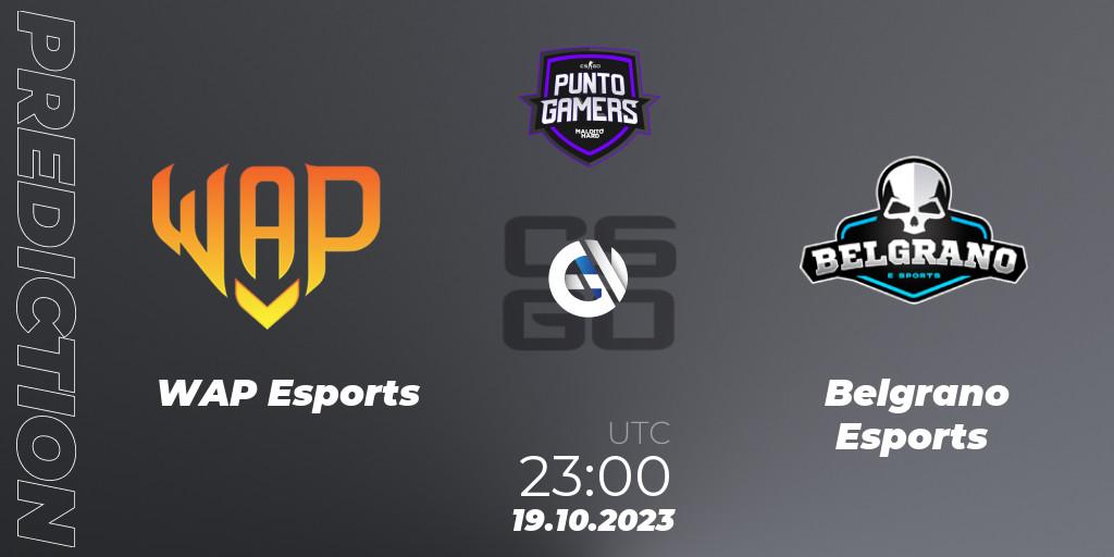 WAP Esports vs Astral Aces Esports: Match Prediction. 19.10.2023 at 23:00, Counter-Strike (CS2), Punto Gamers Cup 2023