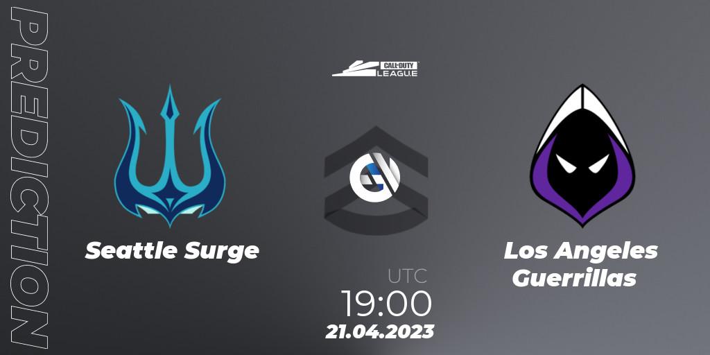 Seattle Surge vs Los Angeles Guerrillas: Match Prediction. 21.04.2023 at 19:00, Call of Duty, Call of Duty League 2023: Stage 4 Major