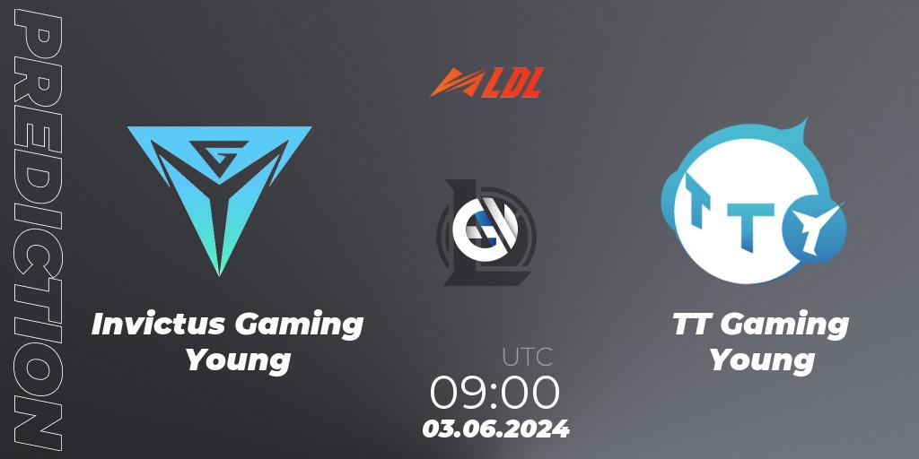 Invictus Gaming Young vs TT Gaming Young: Match Prediction. 03.06.2024 at 09:00, LoL, LDL 2024 - Stage 2