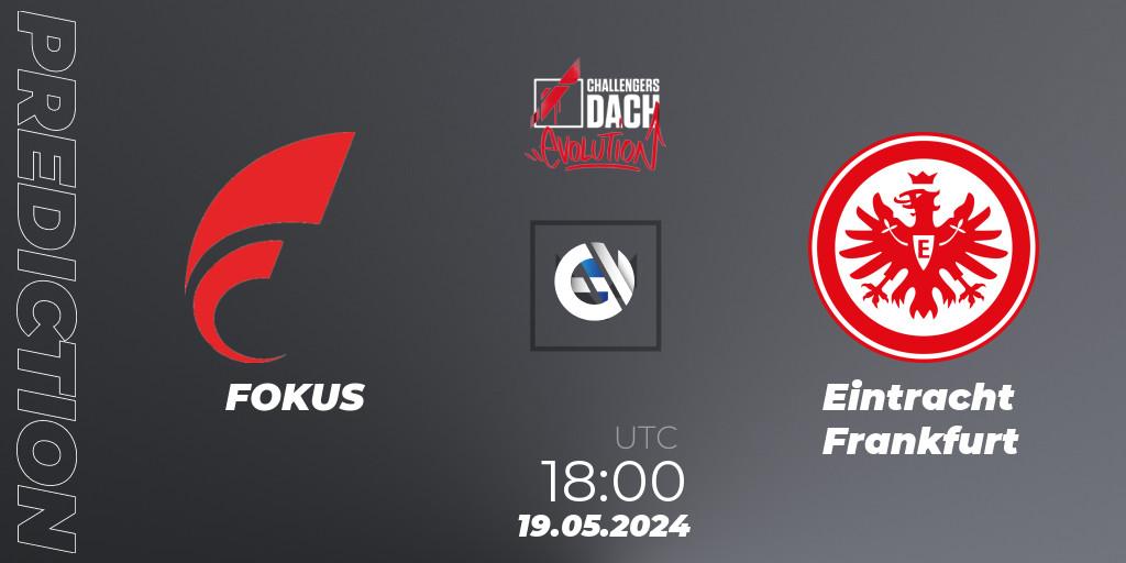 FOKUS vs Eintracht Frankfurt: Match Prediction. 19.05.2024 at 15:00, VALORANT, VALORANT Challengers 2024 DACH: Evolution Split 2