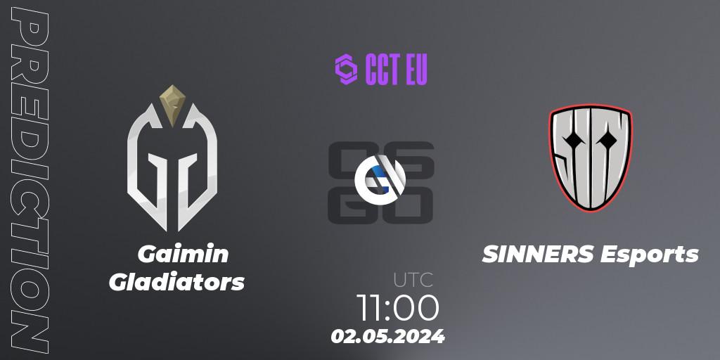 Gaimin Gladiators vs SINNERS Esports: Match Prediction. 02.05.24, CS2 (CS:GO), CCT Season 2 Europe Series 1