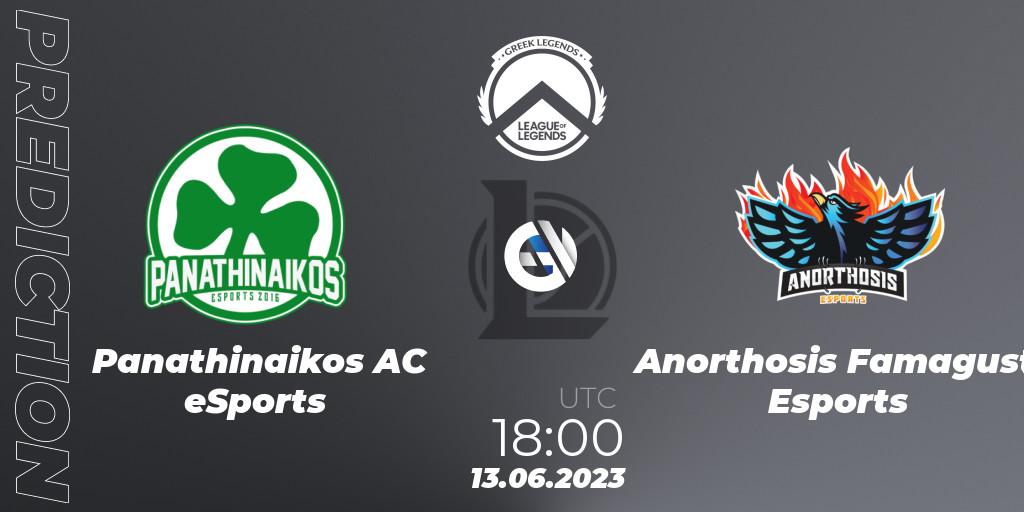 Panathinaikos AC eSports vs Anorthosis Famagusta Esports: Match Prediction. 13.06.23, LoL, Greek Legends League Summer 2023