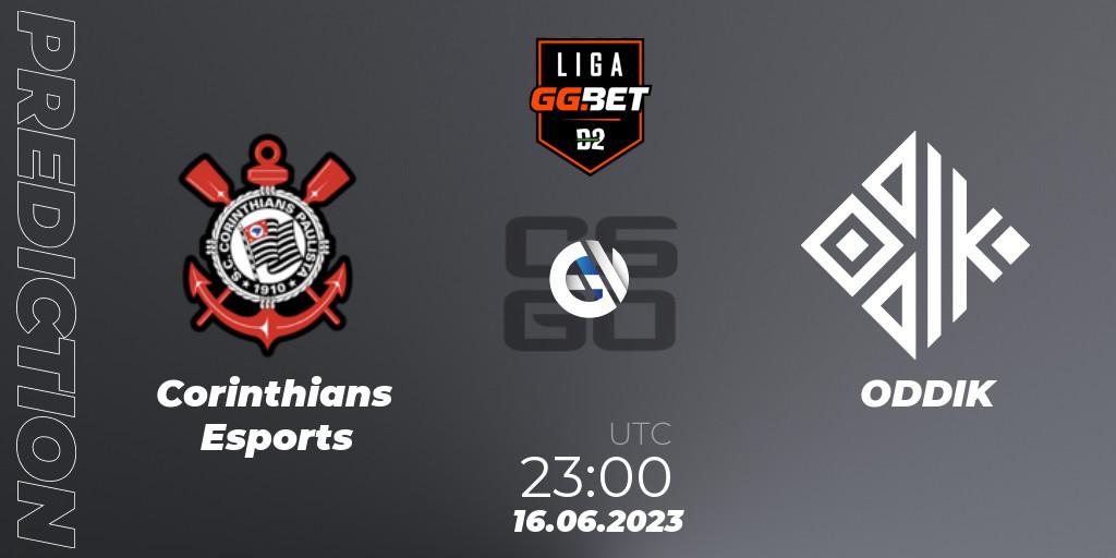 Corinthians Esports vs ODDIK: Match Prediction. 19.06.2023 at 21:00, Counter-Strike (CS2), Dust2 Brasil Liga Season 1