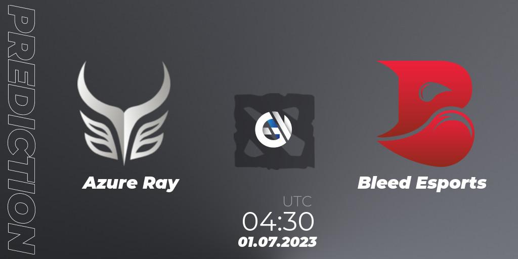 Azure Ray vs Bleed Esports: Match Prediction. 01.07.2023 at 04:32, Dota 2, Bali Major 2023 - Group Stage